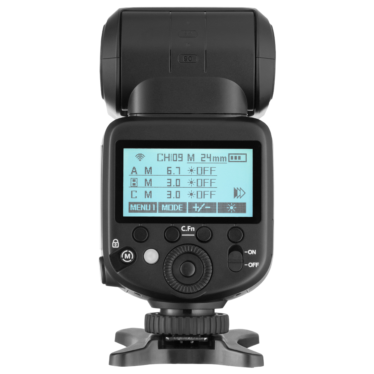 Wyświetlacz i menu Jinbei Hi900