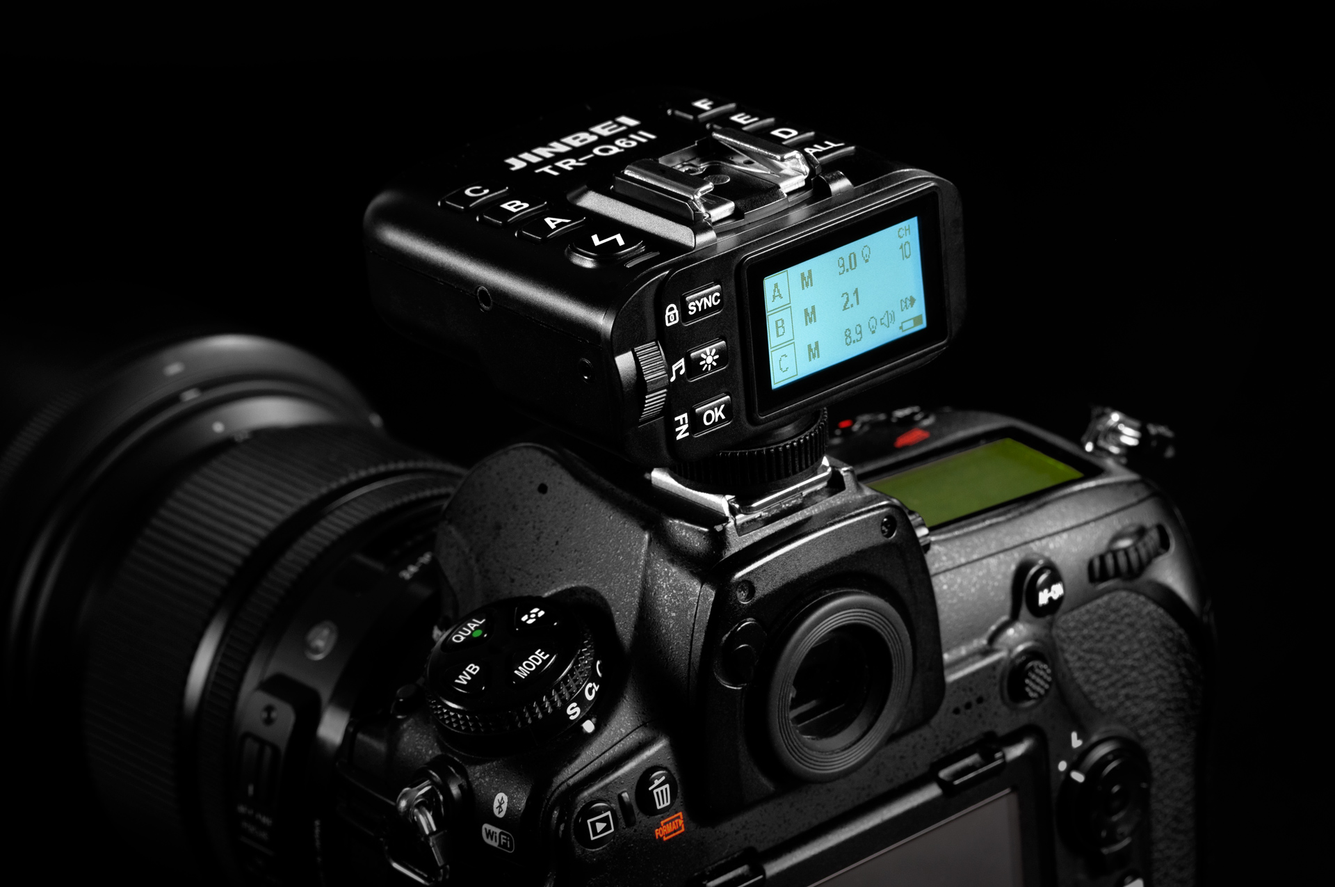 Jinbei TR-Q6II na aparacie Nikon D850